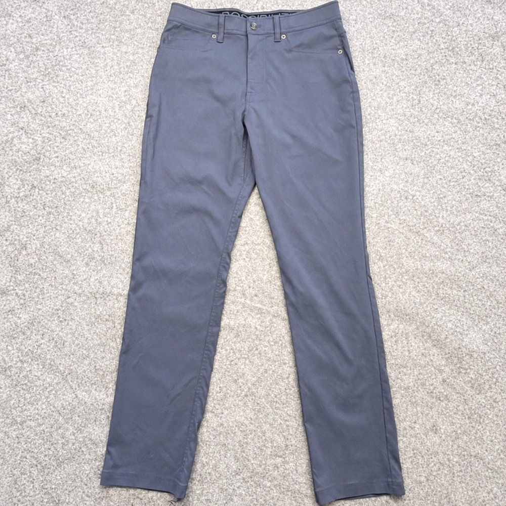 Gerry Men's Hiking Pants Slate Blue 30x32 Nylon Venture Stretch Water Resistant
